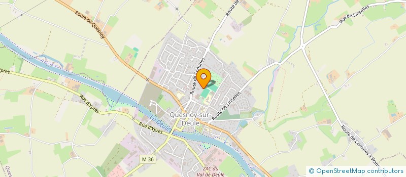 localisation de l'entreprise MONSIEUR CHRISTOPHE BONVALET à QUESNOY-SUR-DEULE