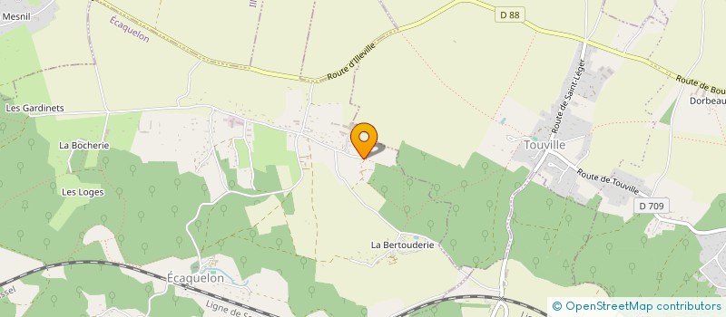 localisation de l'entreprise MONSIEUR CHRISTOPHE BORDE  ECAQUELON