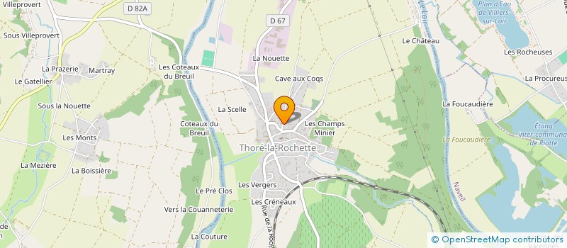 localisation de l'entreprise MONSIEUR CHRISTOPHE BORDIER  THORE-LA-ROCHETTE