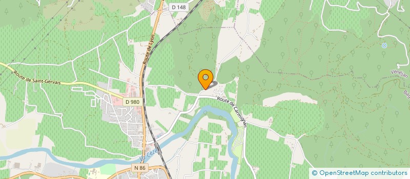 localisation de l'entreprise MONSIEUR CHRISTOPHE BOREL  BAGNOLS-SUR-CEZE