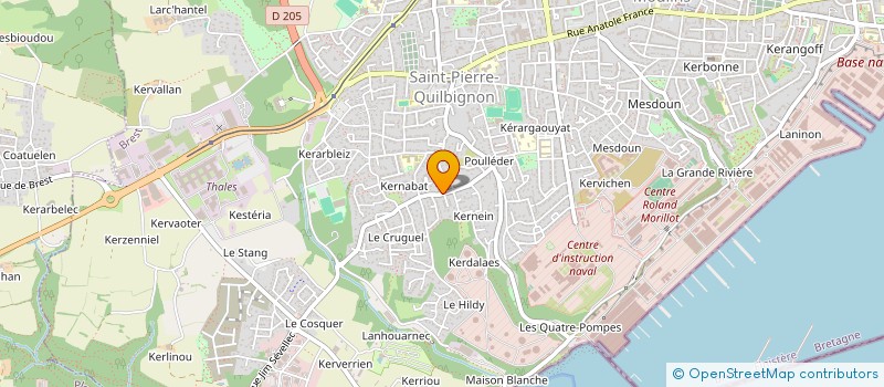 localisation de l'entreprise MONSIEUR CHRISTOPHE BOREL à BREST