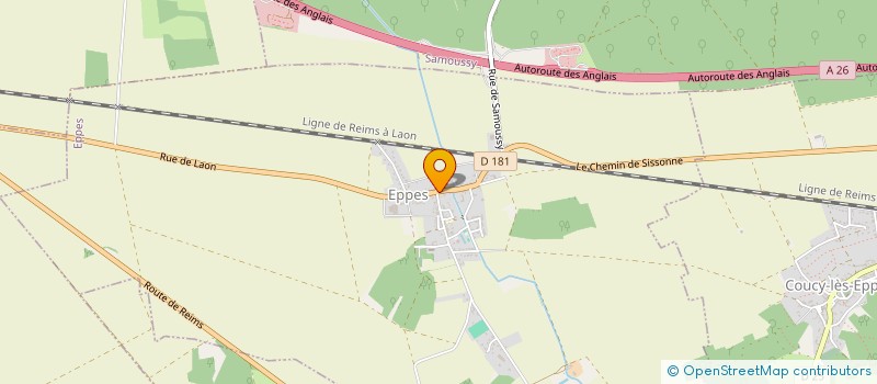 localisation de l'entreprise MONSIEUR CHRISTOPHE BORNIER  EPPES