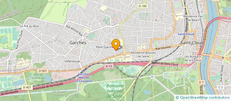 localisation de l'entreprise MONSIEUR CHRISTOPHE BORRAS à GARCHES