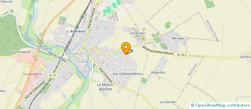 localisation de l'entreprise MONSIEUR CHRISTOPHE BOTINEAU à BONNEVAL