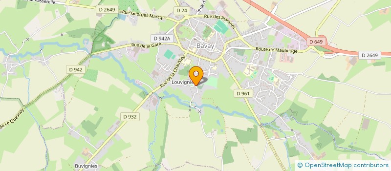 localisation de l'entreprise MONSIEUR CHRISTOPHE BOTMANS  BAVAY