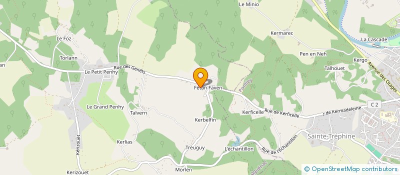 localisation de l'entreprise MONSIEUR CHRISTOPHE BOUCARD  SAINT-THURIAU