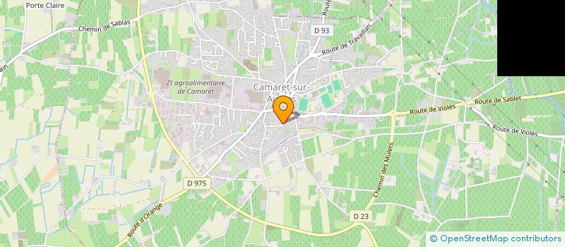 localisation de l'entreprise MONSIEUR CHRISTOPHE BOUCHE  CAMARET-SUR-AIGUES