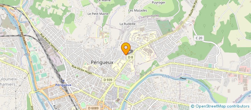 localisation de l'entreprise MONSIEUR CHRISTOPHE BOUCHER à PERIGUEUX