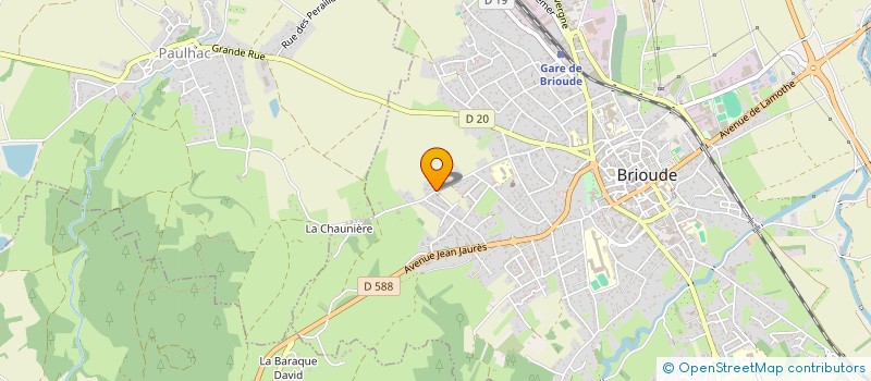 localisation de l'entreprise MONSIEUR CHRISTOPHE BOUCHET  BRIOUDE