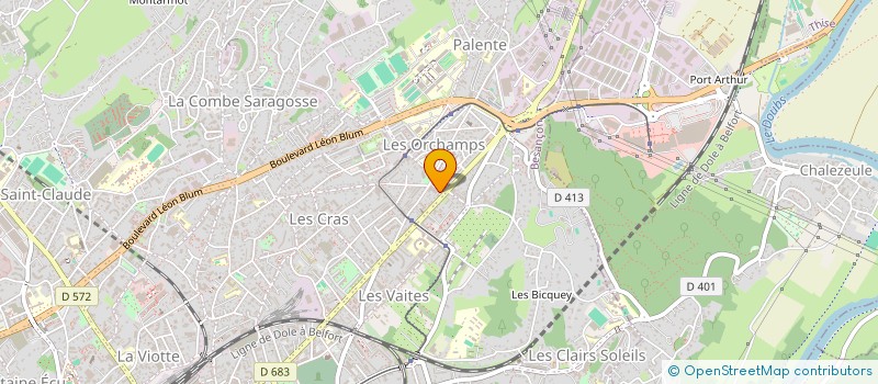localisation de l'entreprise MONSIEUR CHRISTOPHE BOUDJELEL  BESANCON