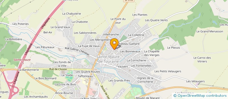 localisation de l'entreprise MONSIEUR CHRISTOPHE BOUDOT  SAINTE-MAURE-DE-TOURAINE