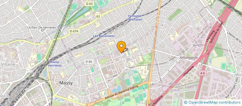 localisation de l'entreprise MONSIEUR CHRISTOPHE BOUEDJILLA  MASSY