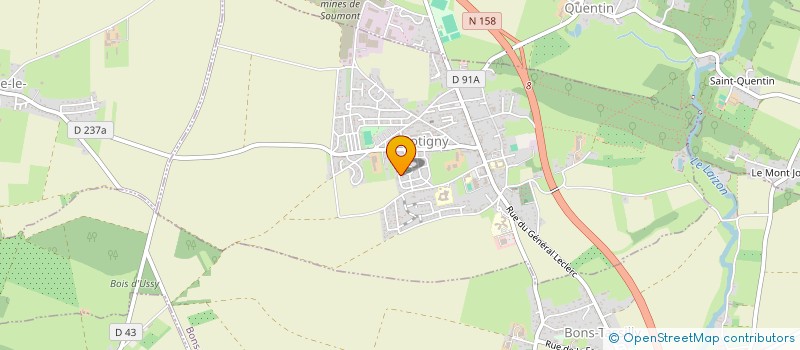 localisation de l'entreprise MONSIEUR CHRISTOPHE BOUFFAY  POTIGNY