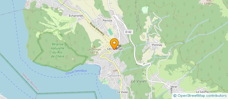 localisation de l'entreprise MONSIEUR CHRISTOPHE BOUGON  TALLOIRES-MONTMIN