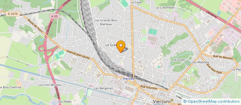 localisation de l'entreprise MONSIEUR CHRISTOPHE BOUILLY  VIERZON