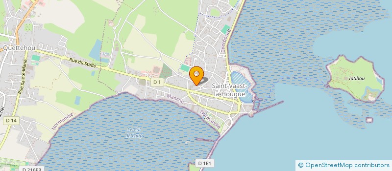 localisation de l'entreprise MONSIEUR CHRISTOPHE BOULAND  SAINT-VAAST-LA-HOUGUE