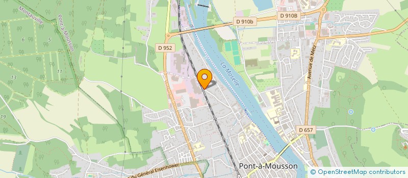 localisation de l'entreprise MONSIEUR CHRISTOPHE BOULANGER  PONT-A-MOUSSON