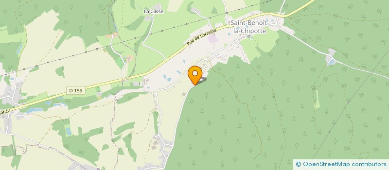 localisation de l'entreprise MONSIEUR CHRISTOPHE BOULAY à SAINT-BENOIT-LA-CHIPOTTE