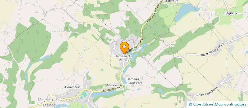 localisation de l'entreprise MONSIEUR CHRISTOPHE BOULUD  MEYRIEU-LES-ETANGS