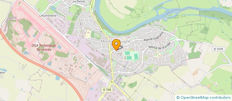 localisation de l'entreprise MONSIEUR CHRISTOPHE BOUMIER à MONTREUIL-JUIGNE