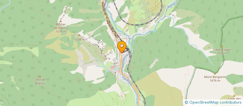 localisation de l'entreprise MONSIEUR CHRISTOPHE BOURDARIAT  BREIL-SUR-ROYA