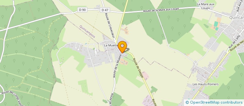 localisation de l'entreprise MONSIEUR CHRISTOPHE BOUREL  QUINCAMPOIX