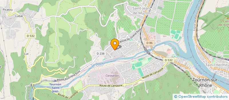 localisation de l'entreprise MONSIEUR CHRISTOPHE BOURG  SAINT-JEAN-DE-MUZOLS