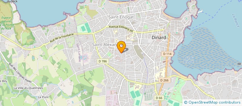 localisation de l'entreprise MONSIEUR CHRISTOPHE BOURGE  DINARD