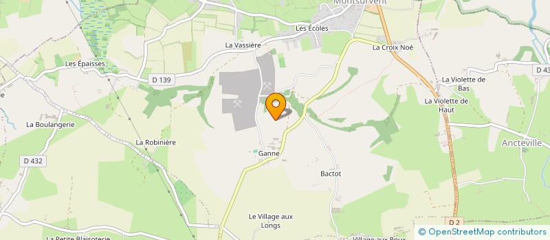 localisation de l'entreprise MONSIEUR CHRISTOPHE BOURGEOT  GOUVILLE-SUR-MER