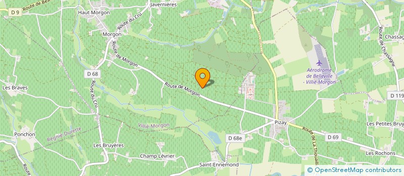 localisation de l'entreprise MONSIEUR CHRISTOPHE BOURNANI  VILLIE-MORGON