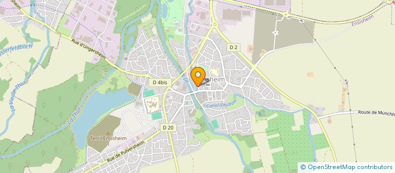 localisation de l'entreprise MONSIEUR CHRISTOPHE BOURQUIN  ENSISHEIM