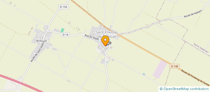 localisation de l'entreprise MONSIEUR CHRISTOPHE BOURRASSEAU  SAINT-ETIENNE-DE-BRILLOUET