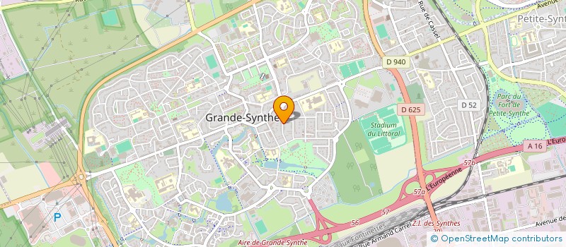 localisation de l'entreprise MONSIEUR CHRISTOPHE BOURREZ à GRANDE-SYNTHE