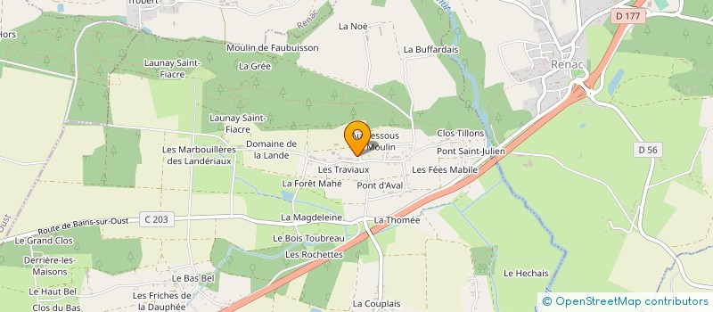 localisation de l'entreprise MONSIEUR CHRISTOPHE BOURRIER à SAINTE-MARIE