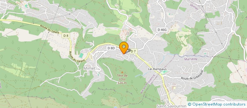 localisation de l'entreprise MONSIEUR CHRISTOPHE BOURY  MIMET