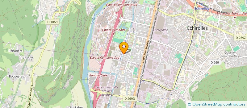 localisation de l'entreprise MONSIEUR CHRISTOPHE BOUSCHET  ECHIROLLES