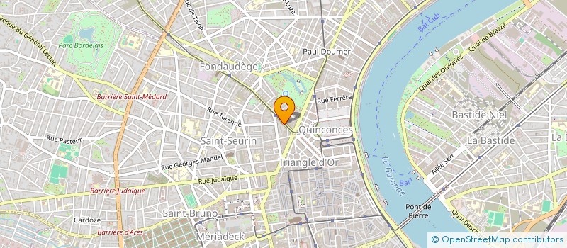 localisation de l'entreprise MONSIEUR CHRISTOPHE BOUSQUET  BORDEAUX