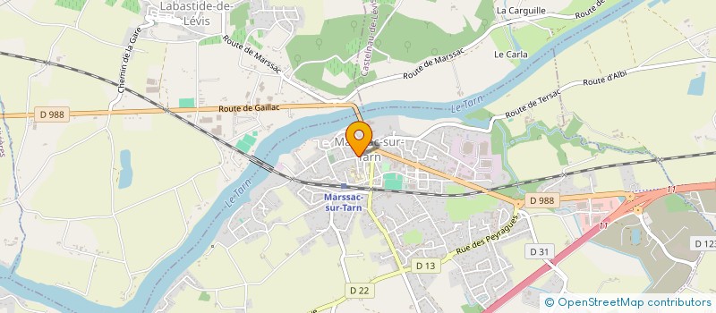 localisation de l'entreprise MONSIEUR CHRISTOPHE BOUSQUET à ALBI