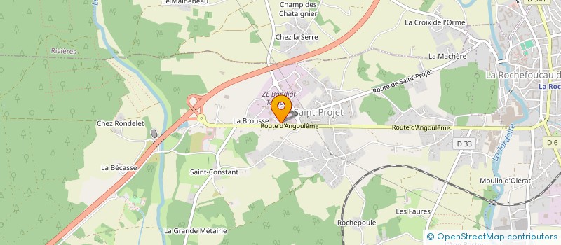 localisation de l'entreprise MONSIEUR CHRISTOPHE BOUSSETON à LA ROCHEFOUCAULD-EN-ANGOUMOIS