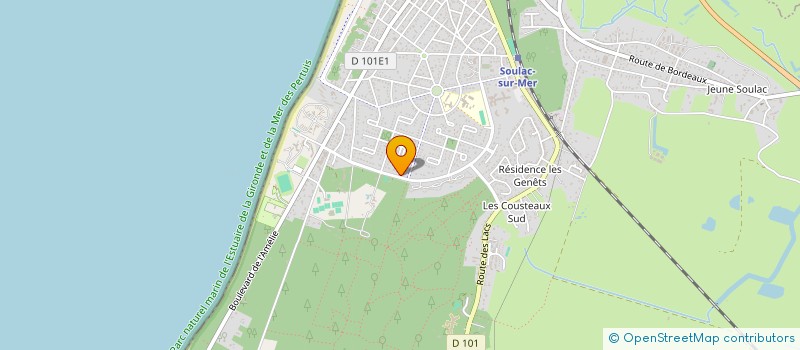 localisation de l'entreprise MONSIEUR CHRISTOPHE BOUTELANT  SOULAC-SUR-MER