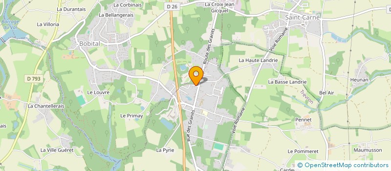 localisation de l'entreprise MONSIEUR CHRISTOPHE BOUTHIER  LE HINGLE