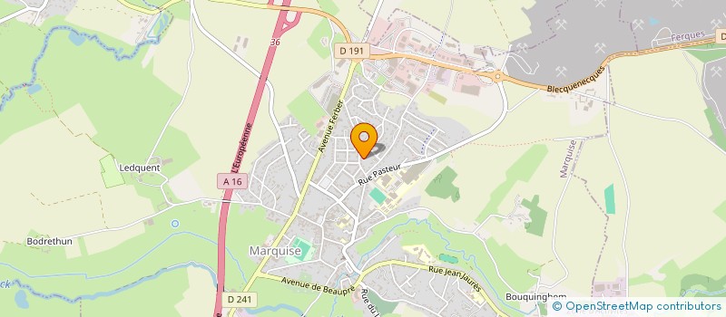 localisation de l'entreprise MONSIEUR CHRISTOPHE BOUTIN  MARQUISE