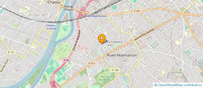 localisation de l'entreprise MONSIEUR CHRISTOPHE BOUTINOT à RUEIL-MALMAISON