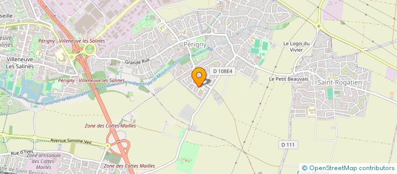 localisation de l'entreprise MONSIEUR CHRISTOPHE BOUTOLLEAU  PERIGNY