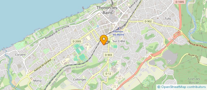 localisation de l'entreprise MONSIEUR CHRISTOPHE BOUVART à THONON-LES-BAINS