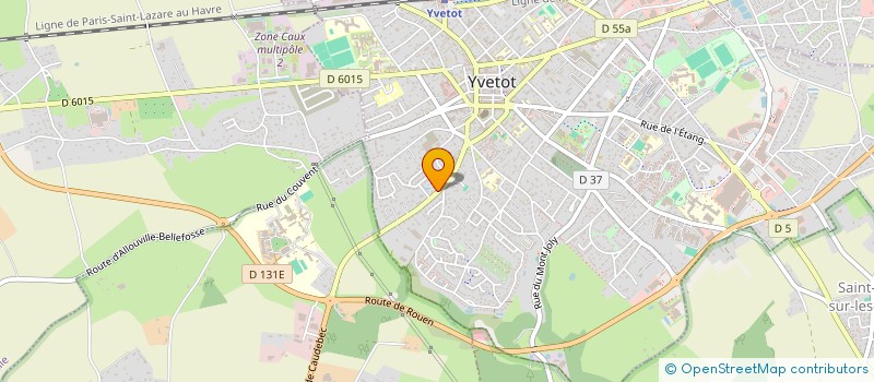 localisation de l'entreprise MONSIEUR CHRISTOPHE BOUVET  YVETOT