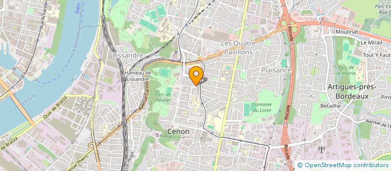localisation de l'entreprise MONSIEUR CHRISTOPHE BOUVIER à BORDEAUX