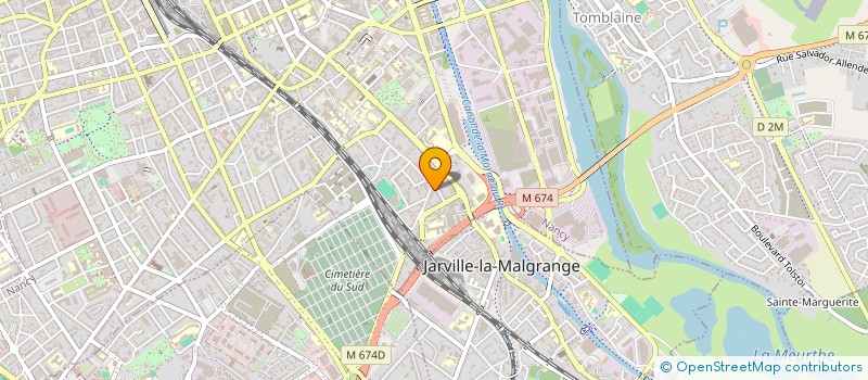 localisation de l'entreprise MONSIEUR CHRISTOPHE BOUVIER  NANCY