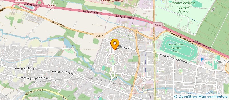 localisation de l'entreprise MONSIEUR CHRISTOPHE BOUVIER à LONS