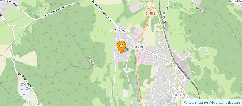 localisation de l'entreprise MONSIEUR CHRISTOPHE BOUVIER  LAGNIEU